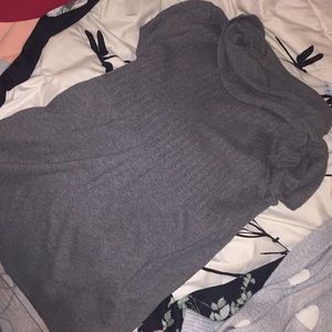 Turtle neck gray dress/shirt